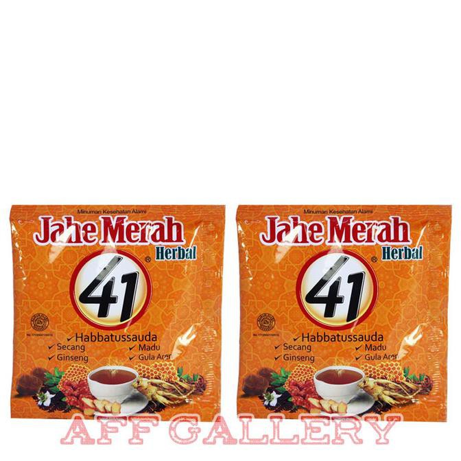 Minuman Bubuk Jahe Merah Herbal 41 Jahe Merah Herbal 41 Plus Shopee Indonesia