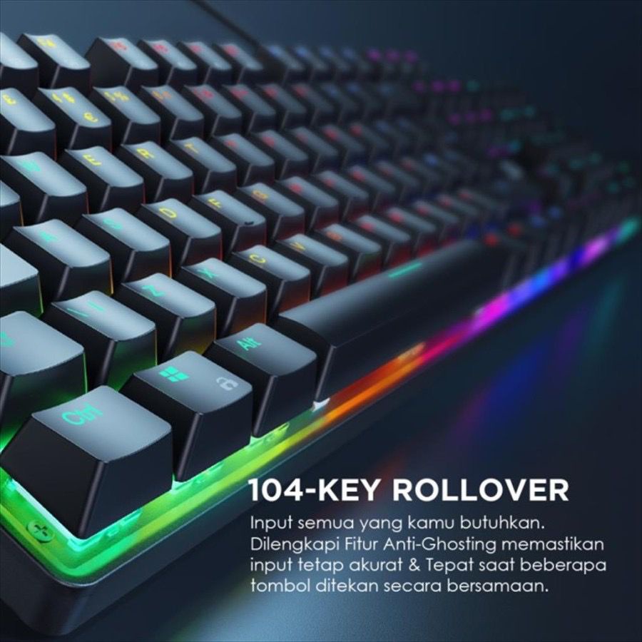 Aukey Keyboard Mechanical Gaming Wired 500977 - KM-G16