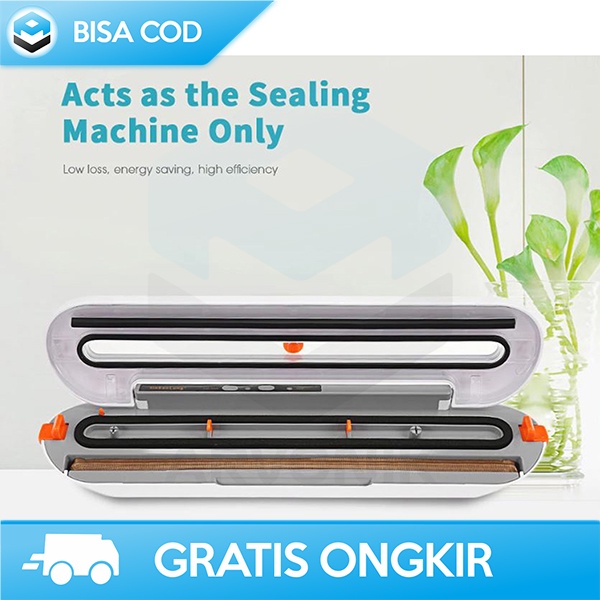 PACKING MACHINE VACUUM SEALER PENYEGEL PLASTIK XINBAOLONG 80W 220V ABS