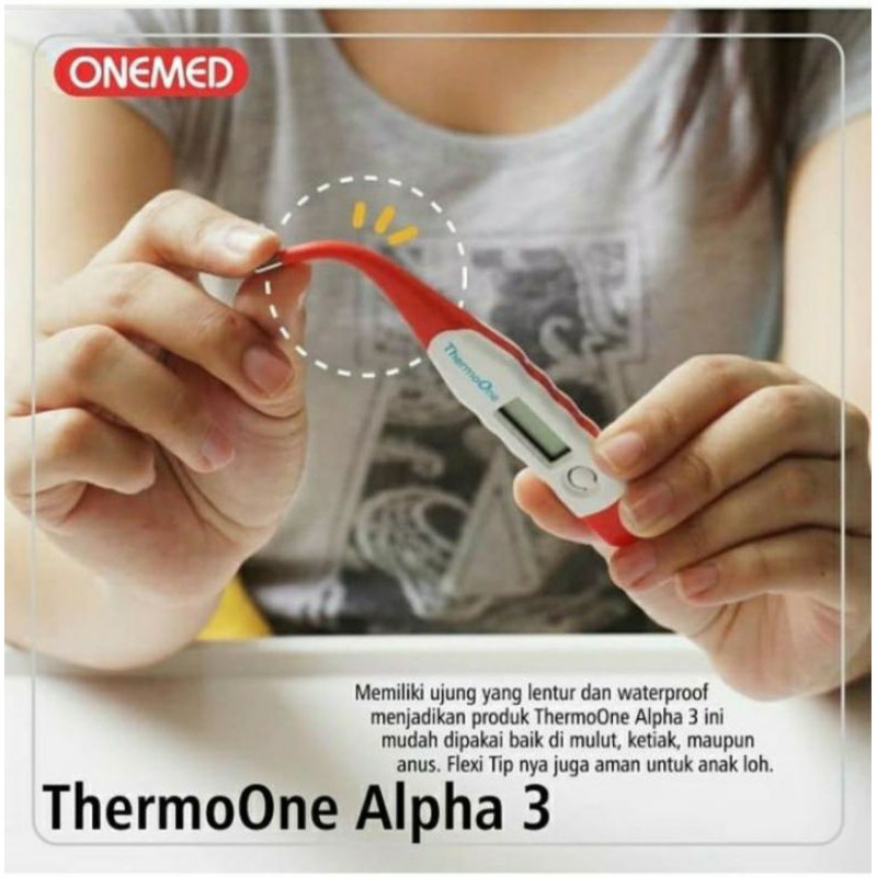 TERMOMETER DIGITAL ALPHA 1, 2, 3 THERMO ONE / ONEMED PENGUKUR SUHU BADAN BAYI /ALAT UKUR THERMOMETER