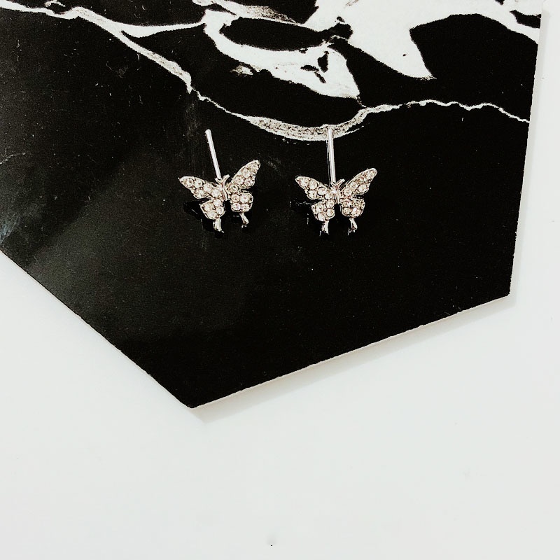 Butterfly Anting Tusuk Motif Kupu-Kupu Simple Untuk Wanita