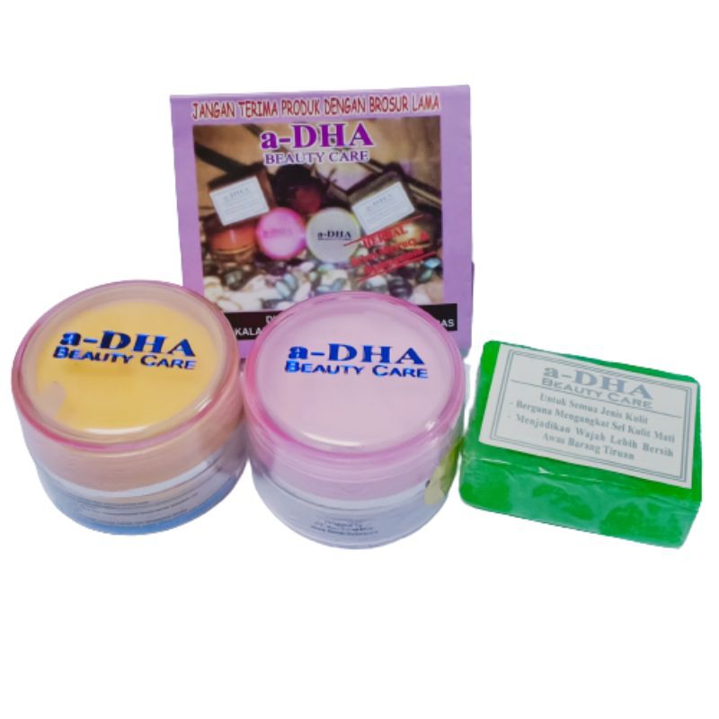 CREAM A-DHA HOLO KEMASAN PLASTIK PINK