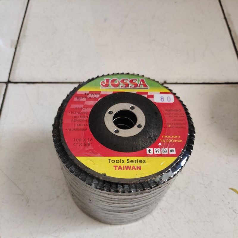 JOSSA amplas plap disk grit 80 / Jossa amplas susun #80