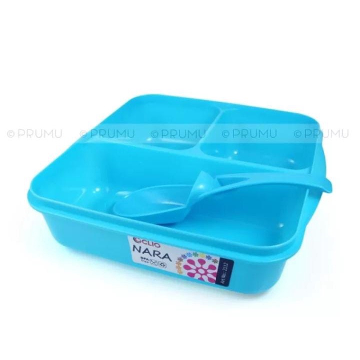 Lunch box / tempat makan / kotak makan  / Catering box nara / misting Bento box - Clio