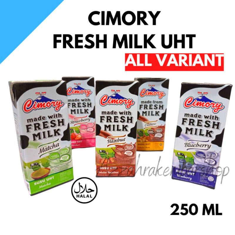 

Cimory Fresh Milk Susu UHT Kotak 250ml Semua Rasa