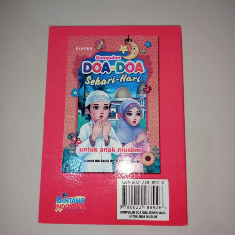buku kumpulan DOA-DOA sehari hari untuk anak anak muslim A6
