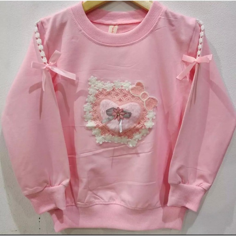 Kaos Anak Perempuan 6-12Tahun/Sweater Anak Perempuan Import/Sweater Anak Import