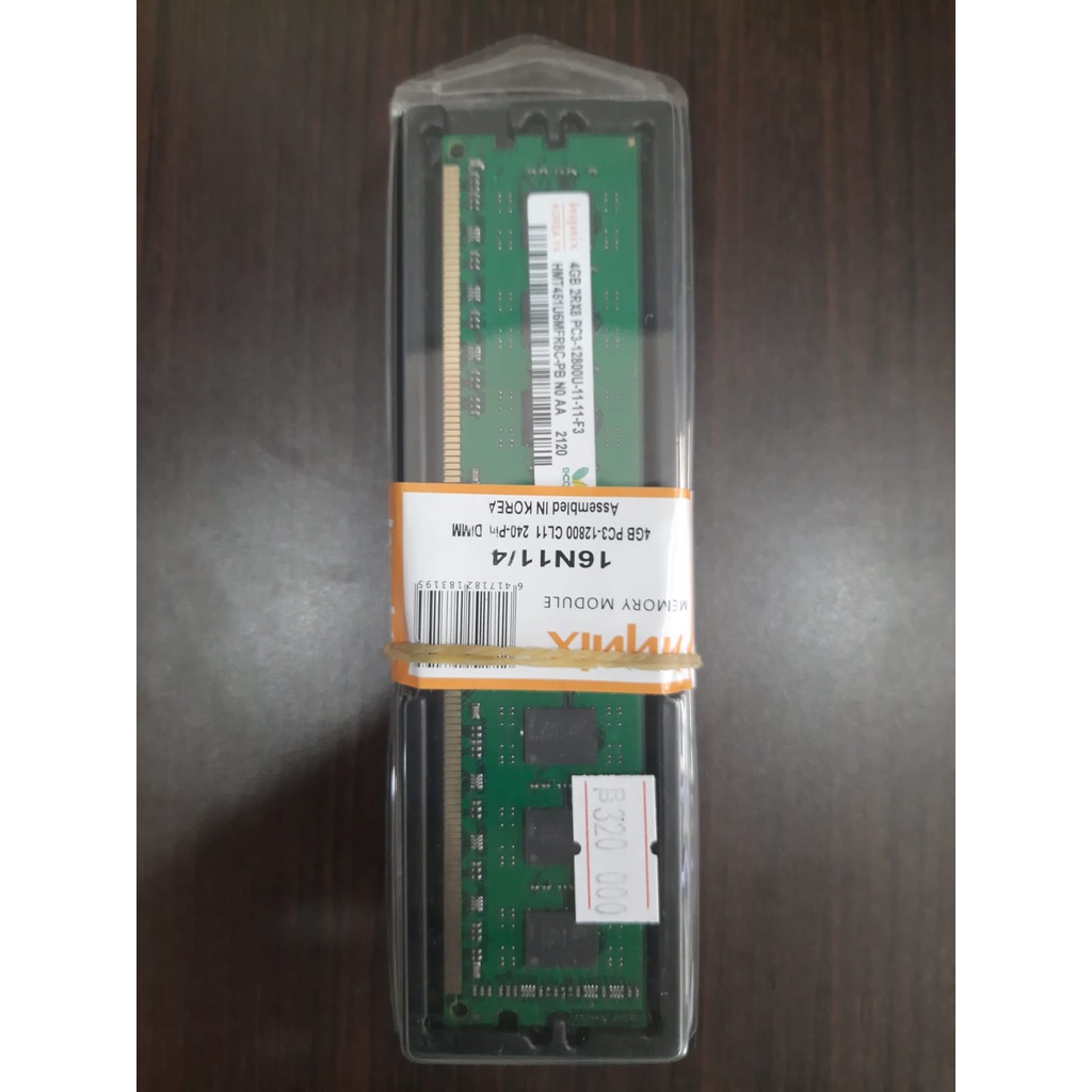 Ram PC Hynix 4GB 2RX8 PC3-12800U Longdimm New