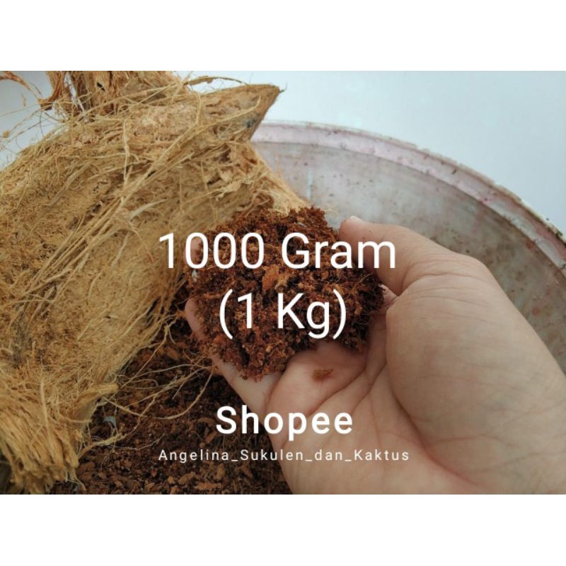 COCOPEAT MEDIA TANAM BERAT 500/1000/2000 GRAM | 1/2 KG | 1 KG | 2 KG | BERSIH DARI TAMIN PERUSAK