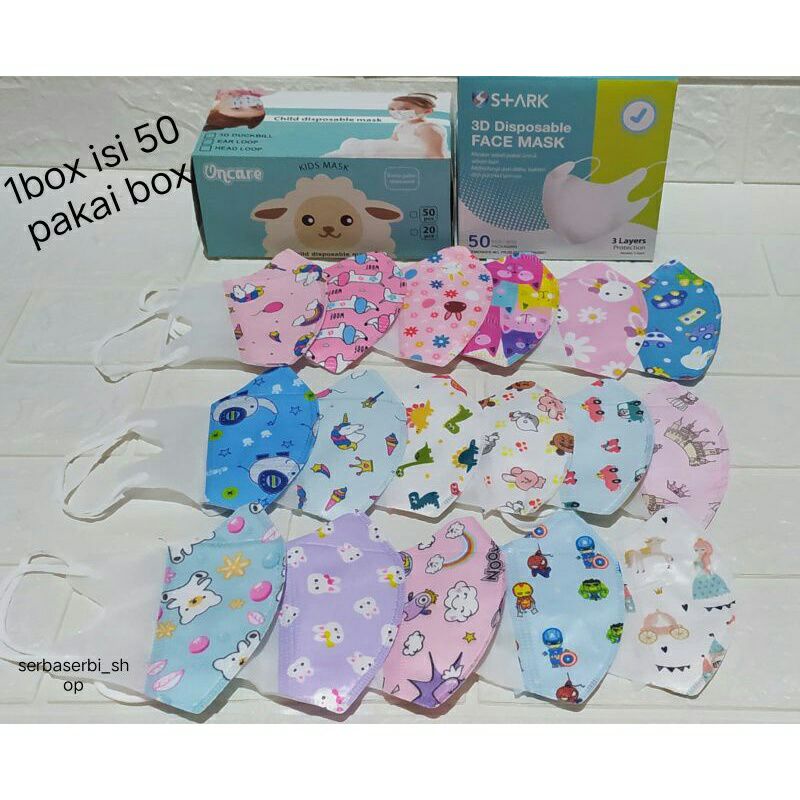 MASKER DUCKBILL ANAK MOTIF/DUCKBILL ANAK KARAKTER / DUCKBILL