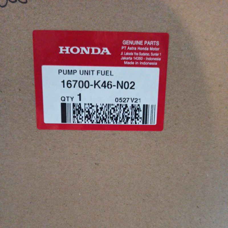 Fuel Pump beat fi vario 110 16700-K46-N02