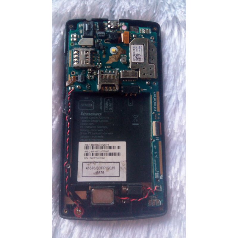 Mesin Lenovo A2010 normal