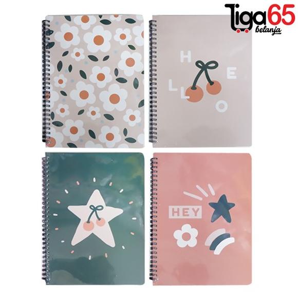 

RESTOCK 365 RING BOOK SPIRAL A5 B5 #40587 #40589 CATATAN BUKU TULIS SEKOLAH 5 &B;