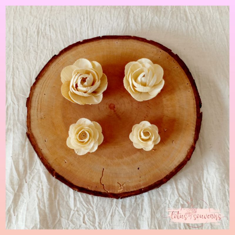 Bunga klobot melati peony| hiasan hantaran rustic | bunga klobot jagung | Bunga mahar