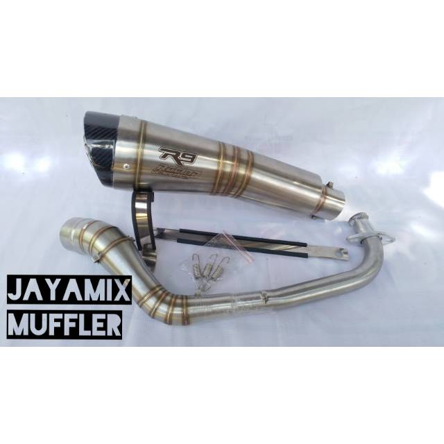 knalpot R9 h2 titan fullsystem Nmax Aerox