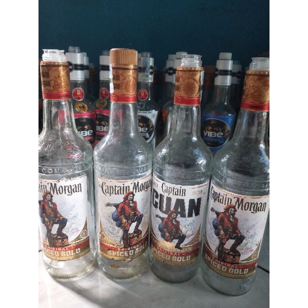 Botol Bekas Captain Morgan