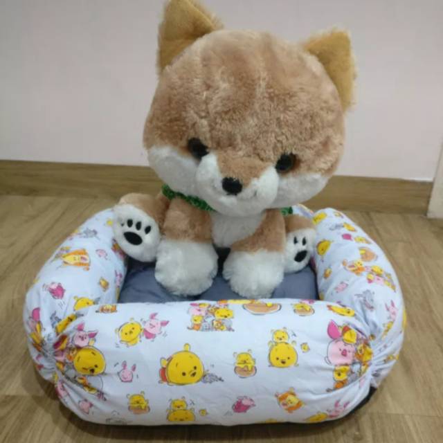 Kasur anjing kucing. Pet dog cat bed. Tempat tidur hewan. Matras alas bobo. Ranjang anjing - 50x50cm