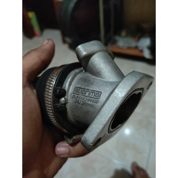 Intake manifold kupu-kupu suprimo mx king xabre r15 vixion 34mm 36mm