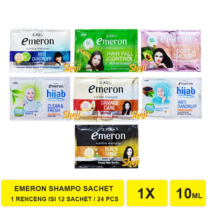 EMERON SHAMPO 1 RENCENG ISI 12 SACHET / 24 PCS