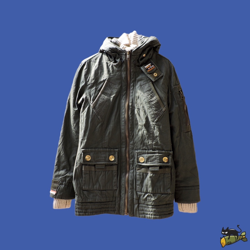 Superdry Limited Double Blacklabel Parka Jacket