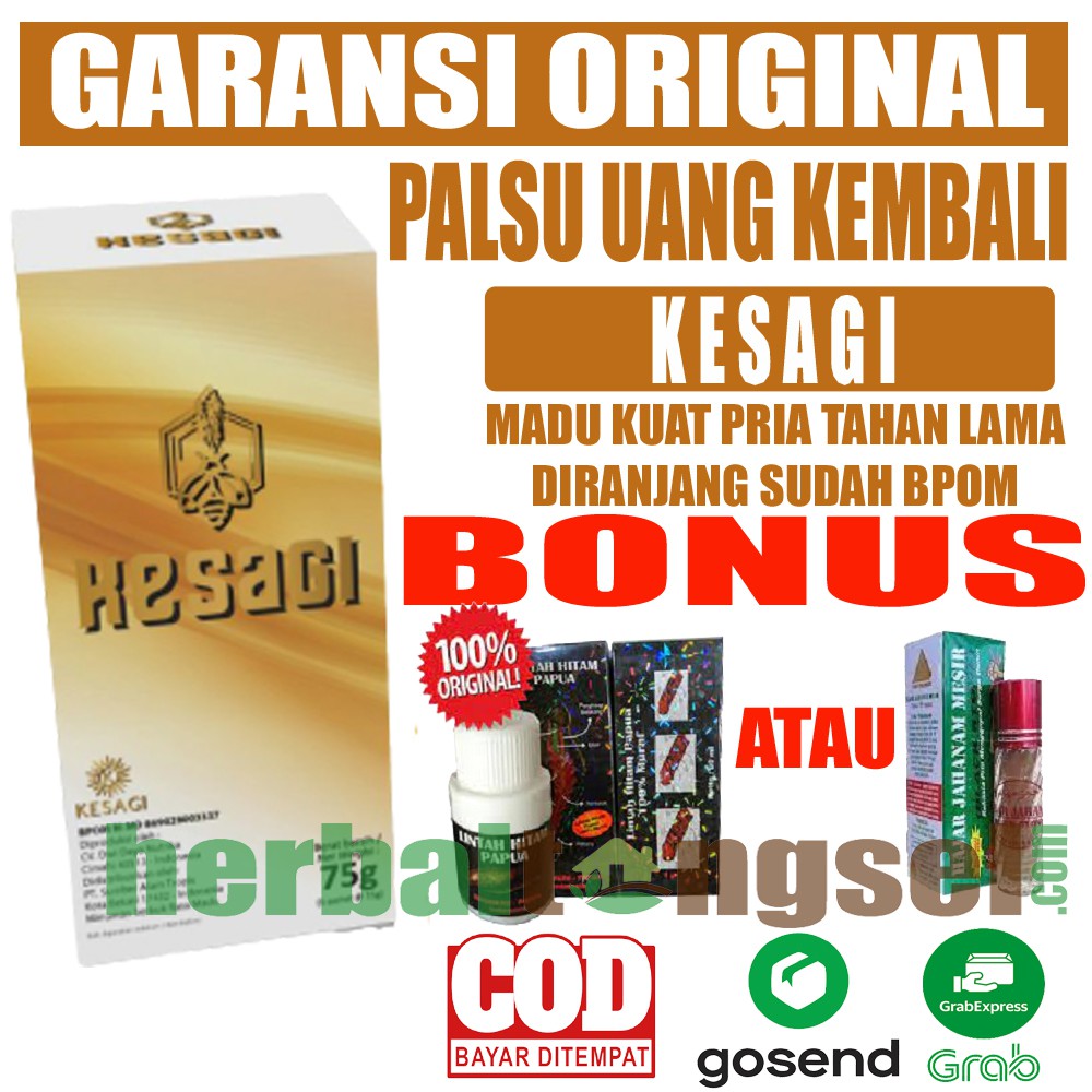 Madu Kesagi Kosagi Kesagi Suplemen Pria Madu Pria Kuat BPOM Original