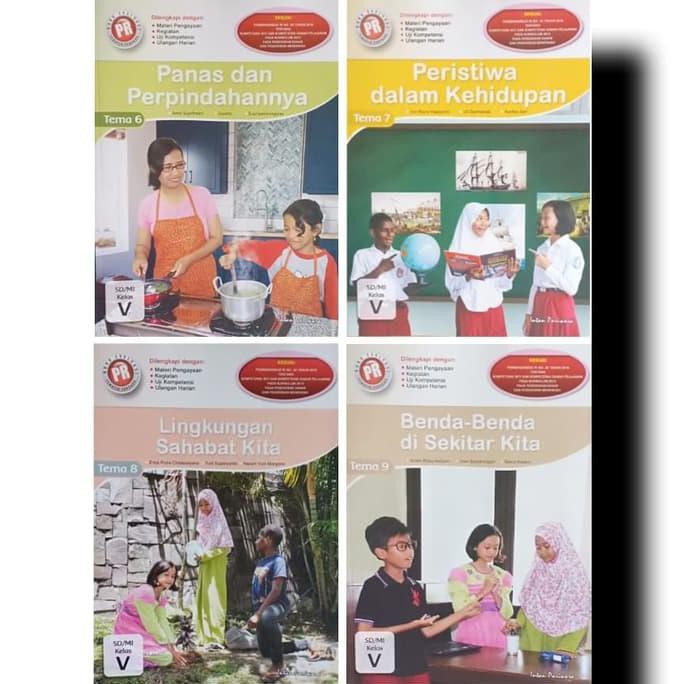 Buku Sekolah - Buku Lks Pr Kelas 5 Sd Tema 6.7.8.9 Tematik Intan Pariwara