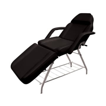 Monroe Facial bad / Tempat Tidur Salon Spa Pijat Refleksi - Hitam