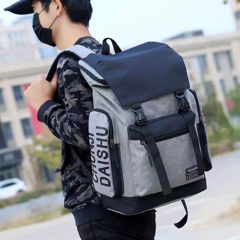 Sanial CHUNJI - Tas Ransel Backpack Pria Fashion Korea Bisa Bayar Ditempat (COD)