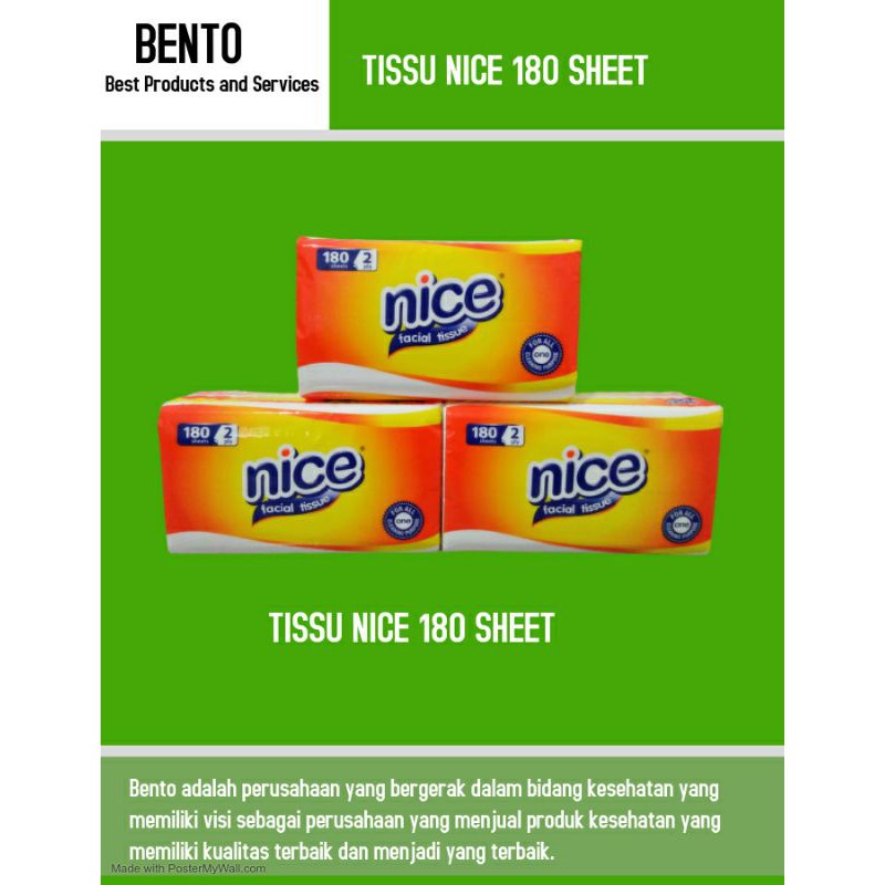 Tisu Nice 180 sheet