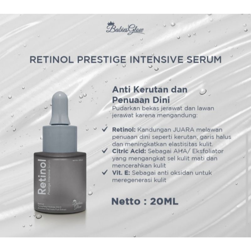 BABIES GLOW RETINOL PRESTIGE INTENSIVE SERUM