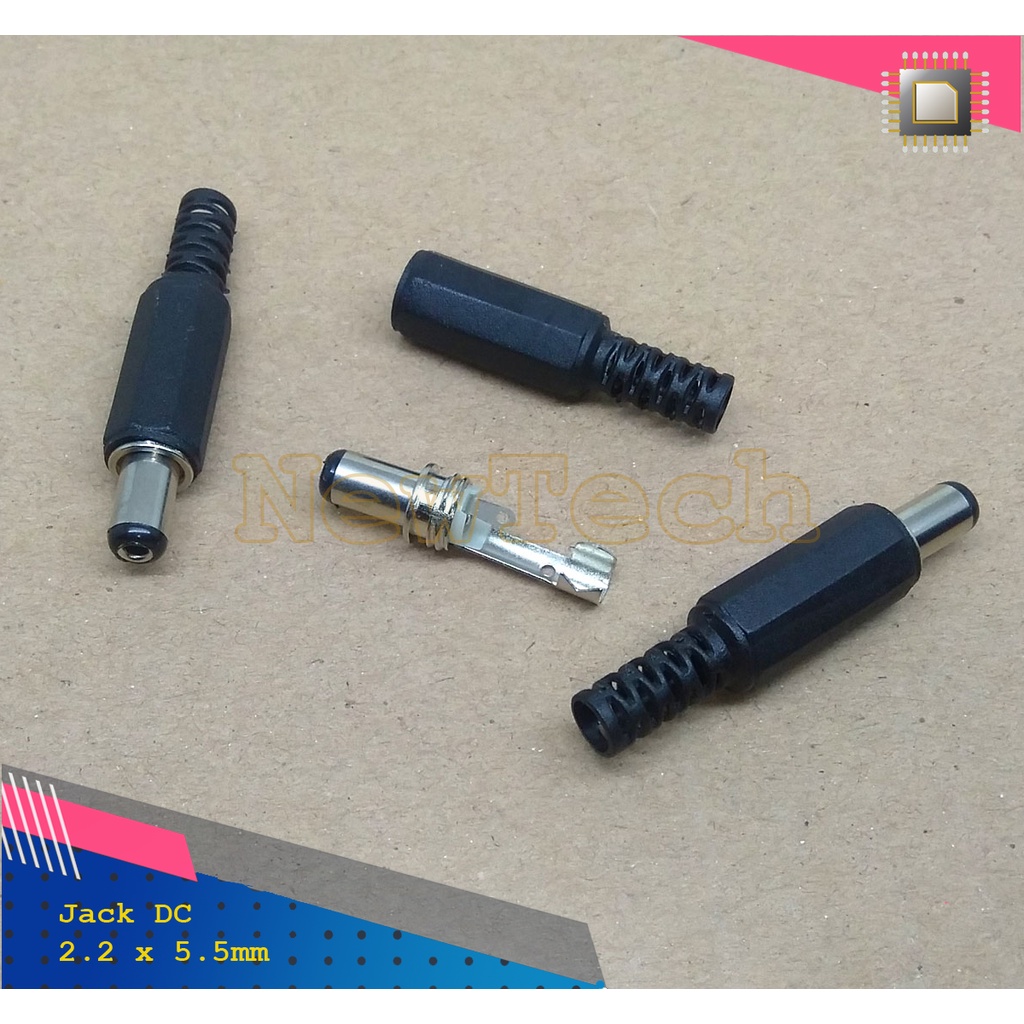Jack Jek Connector Konektor DC Male 2.1mm x 5.5mm