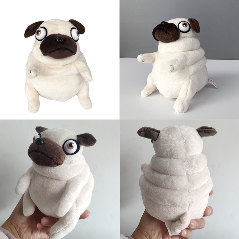 Pug Boneka Plush Pig The Stuffed Animal Kawaii Duduk Anjing Untuk Hadiah Anak Ulang Tahun