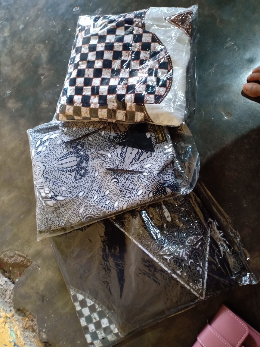 Batik Pria Bagaspati Mocca Size M - Xxl Batik Solo Halus Asli Katun Primisima Full Furing