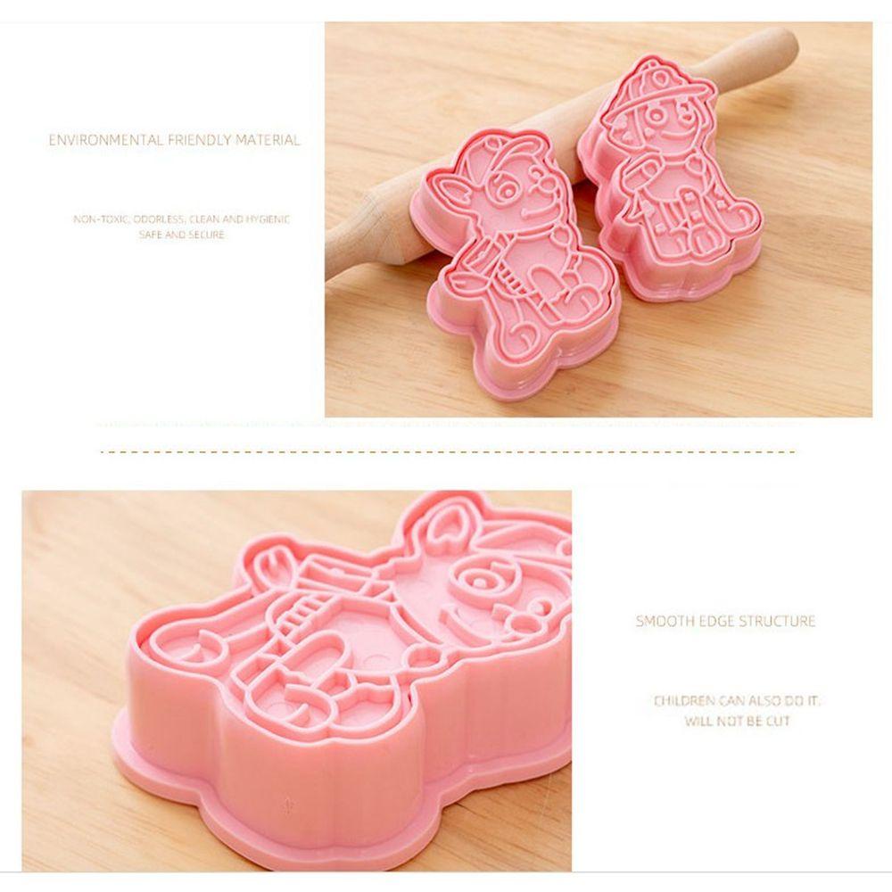 [Elegan] Cookie Cutter 3D DIY Model Penekan Permen Bakeware Natal Anak Mainan Cetakan Kue Dekorasi Alat Baking