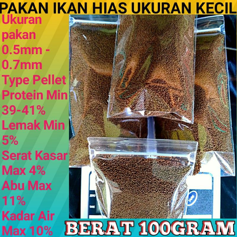 Pakan Ikan Pf500 Cupang Guppy 100gram