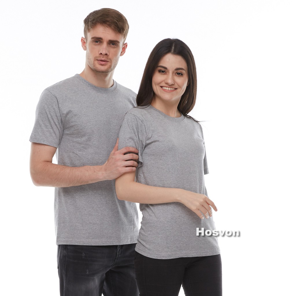 ABU MISTY MUDA Cotton Combed 20s Lengan Pendek (PRIA &amp; WANITA)