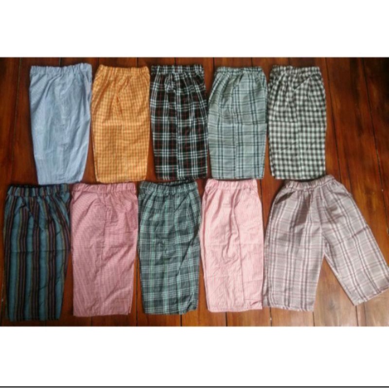 Sontog Motif Anak Laki-laki M L XL Harian Rumah Santai Pantai Kolor Murah Grosir Motif