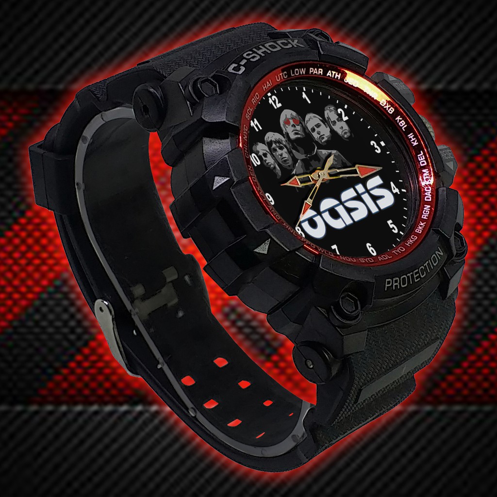 (ISTIMEWA BOSSQUE) JAM TANGAN OASIS LIST MERAH - EXCLUSIVE 1