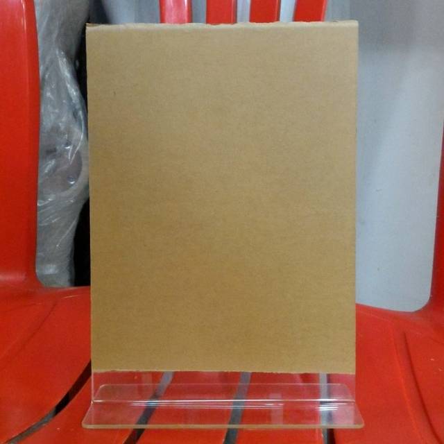 

Papan Akrilik Pajangan Display Brosur Pengumuman Ukuran A4