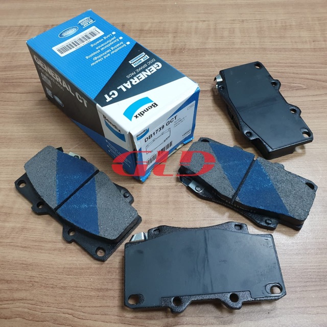 BRAKE PAD - KAMPAS REM DEPAN FORTUNER / HILUX VIGO 3.0 BENDIX DB1739 GCT