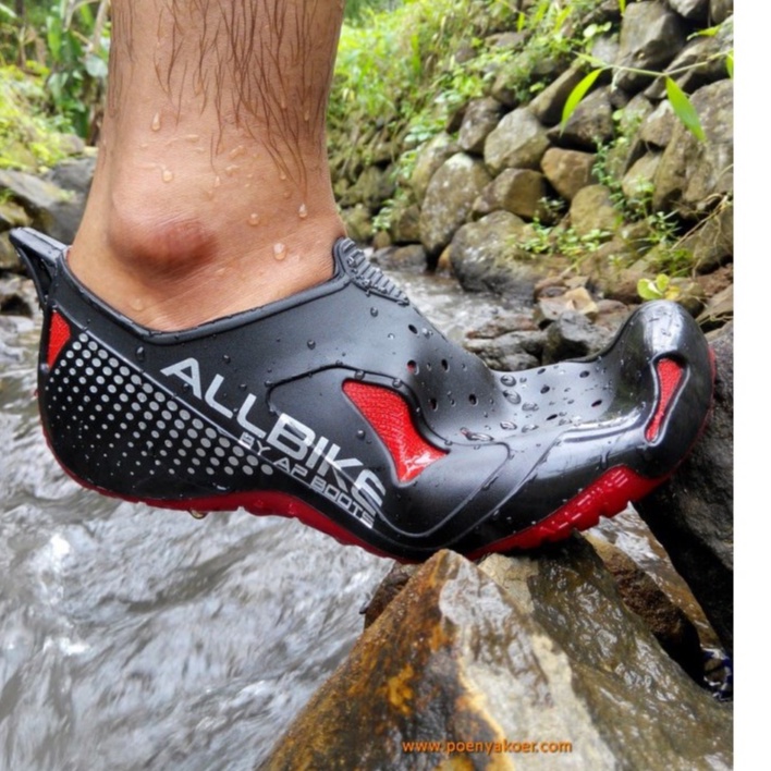 Sepatu All Bike ALLBIKE by AP Boots Warna Merah - Sepatu Mancing