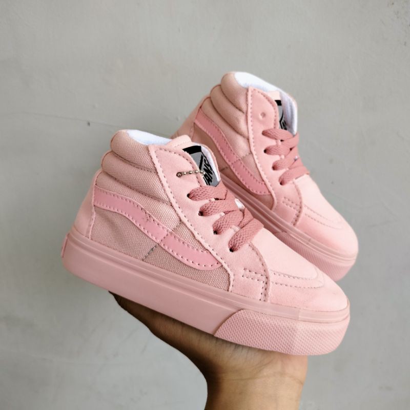 SEPATU VANS ANAK SK8 PINK PREMIUM HIGH QUALITY SEPATU ANAK PEREMPUAN KADO KIDS