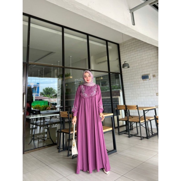 READY.. Elgaa Dress by HMF Gamis Muslim Original