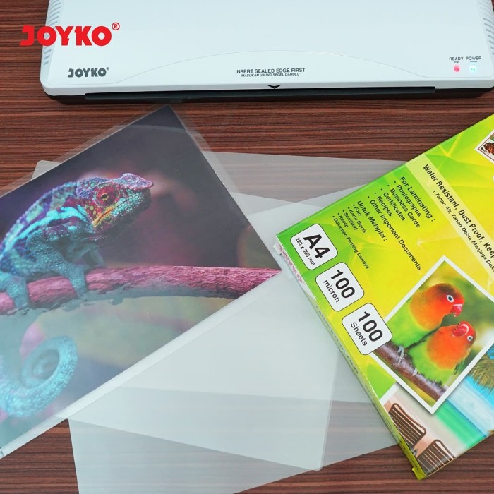 Joyko Laminating Film / Plastik Laminating / Mika laminating Joyko LF100-2231 ukuran A4 isi 100