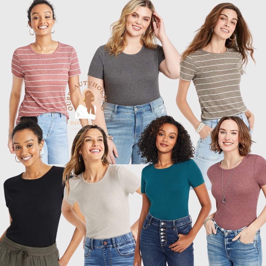 MAURICES Kaos Wanita Ribtuck Tee