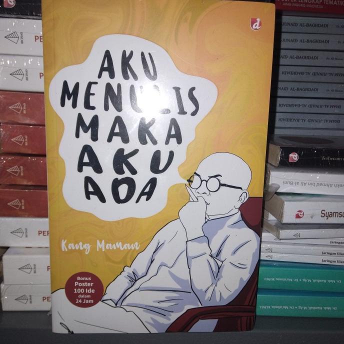 

buku aku menulis maka aku ada maman ori Star Seller