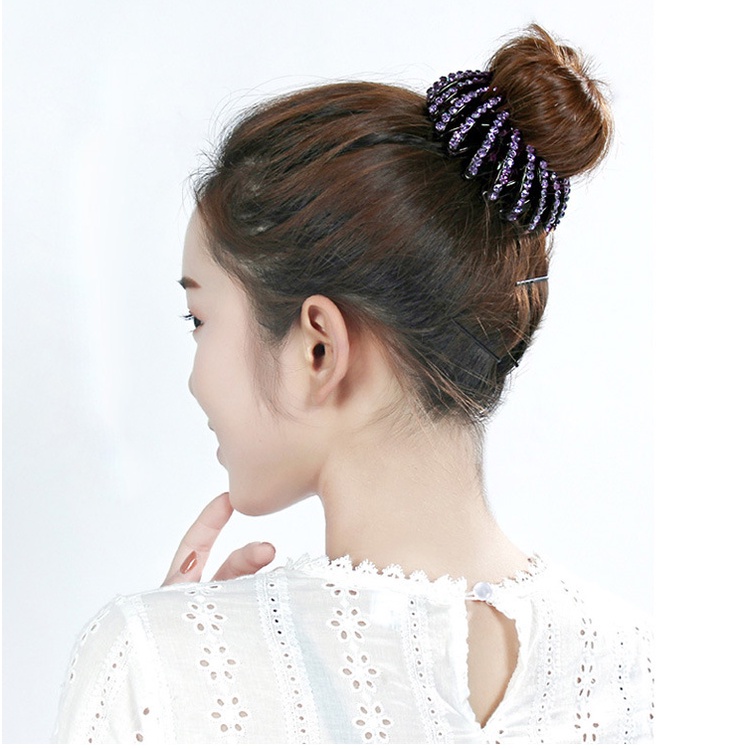 Ⓜ️𝟔𝟏𝟔Ⓜ️Jepit Rambut Sarang Burung Pegangan Rambut Cincin Bun Hair Ornament Korean Style