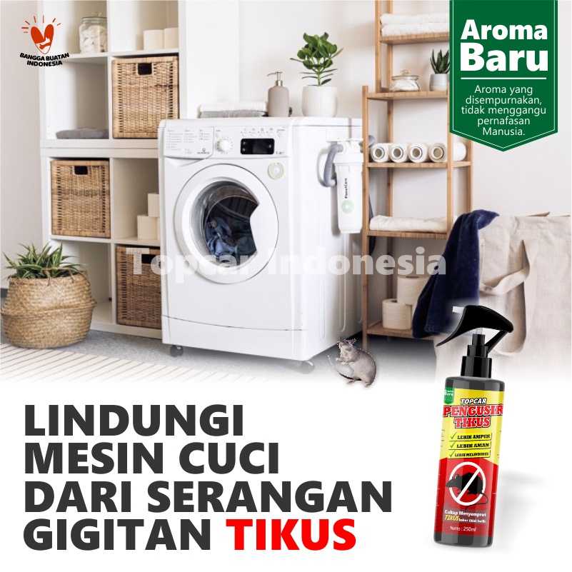 Pengusir Tikus Mesin Cuci Rumah Laundry Aman Bukan Racun Efektif Ampuh