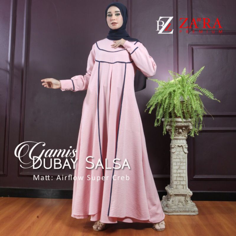 Baju Gamis Dubay Salsa Baju Gamis Baju Gamis Modern Baju Gamis Kombinasi Baju Gamis Airflow Baju Gam