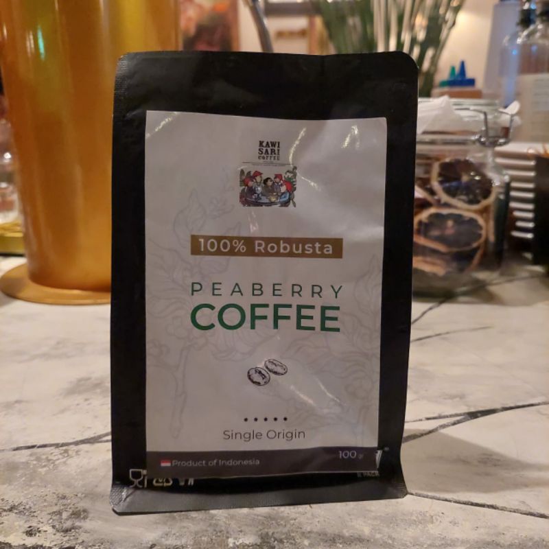 

PEABERRY COFFEE 100% ARABICA dan ROBUSTA 100 gram (bubuk)